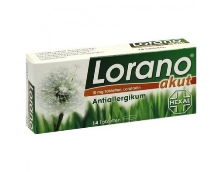 Lorano 10 mg. 7 tablets